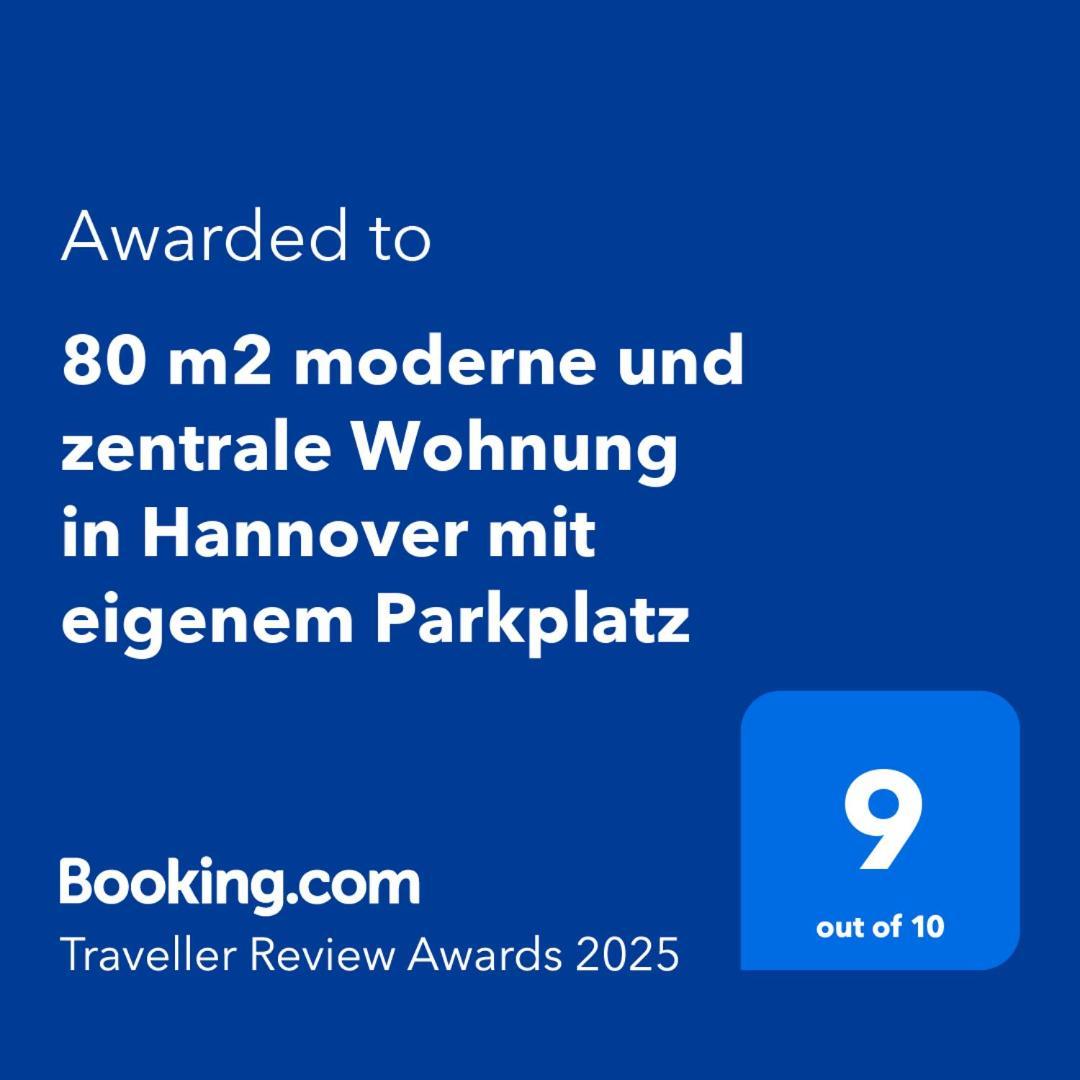80 M2 Moderne Und Zentrale Wohnung In Hannover Mit Eigenem Parkplatz Экстерьер фото